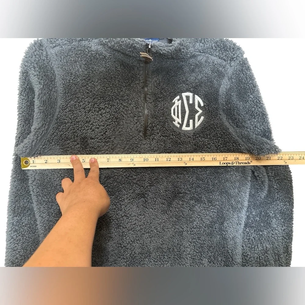 Charles River Apparel Women's Fleece Pullover in Dark Gray,Size S,100% Polyester
